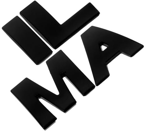 KONTONTY Juego de 4 Pegatinas para Cartas de Correo Pegatinas Adhesivas del Alfabeto Calcomanías con Letras para Buzón Calcomanías con Letras en Inglés para Buzón