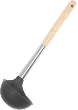 CHILDWEET Suppenkelle Mit Ergonomischem Holzgriff Hitzebeständig Und Spülmaschinenfest Für Servieren Von Suppen Saucen Und Wokgerichten Küchendesign