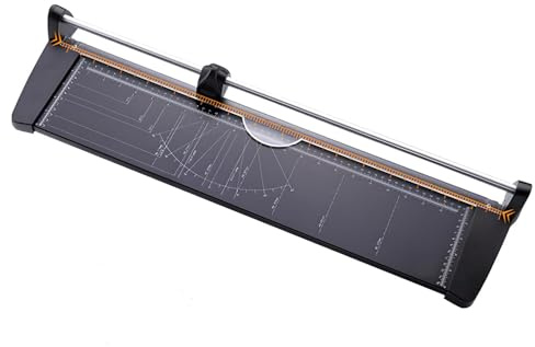 Robuster Schneidemaschine – A2 manueller Papierschneider für Bastelpapier, Karton und Fotos, 60 cm breit, präziser 1 mm Schnitt, ideal für Scrapbooking und Bürobedarf