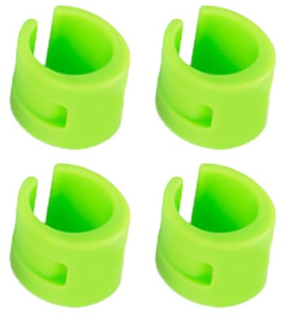 4 anillos de protección de cadena de bicicleta, protector de cadena, protector de marco de cadena, protector de cadena