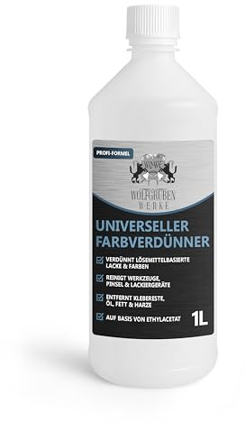 WO-WE Universalverdünner Verdünnung Spezialverdünnung Lackverdünner Pinselreiniger – 1L