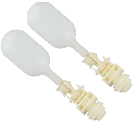 FACAIIO Vanne de contrôle automatique du niveau d'eau avec raccord de tuyau de 1,27 cm, boule flottante réglable pour réservoir, piscine, spa, ABS + silicone pour matériau, 0,02-1,0 pour pression MPa