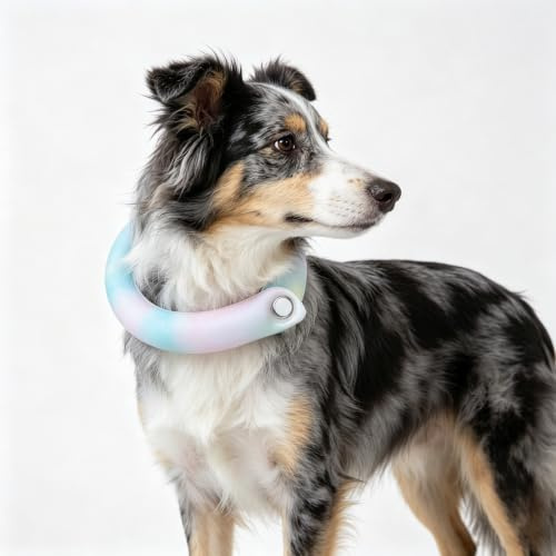 Instant Physical PCM Cooling Dog Scarf Bandana, Summer Chill Out Ice Neck Cooler Kerchief Vest, Pet Cool Bandanas Suitable for Small Medium Large Dogs