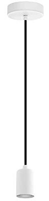 Eglo Yorth - Lampadario a sospensione in acciaio, 60 W, colore: bianco
