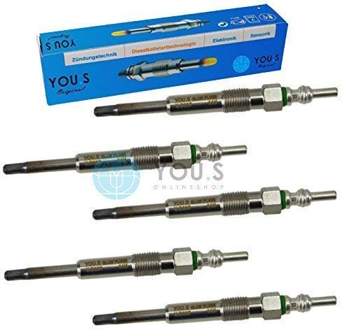 5 Stück YOU.S Original Glühkerzen Länge: 97,0 mm Spannung: 11,0 V - N10579201