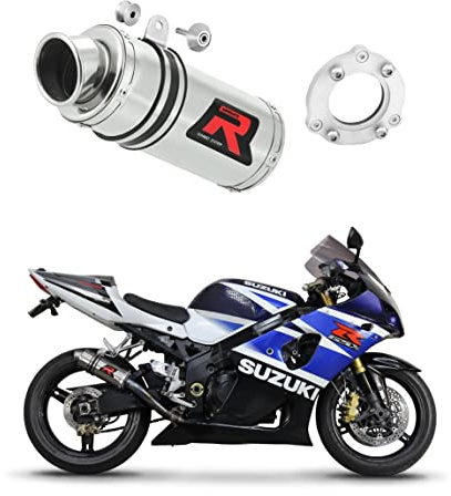 DOMINATOR Terminale di Scarico Marmitta Silenziatore Bolt - on GP1 compatibile con GSXR 1000 K1 - K4 2001-2004