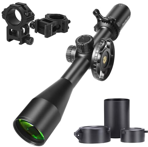 WestHunter Optics HD GEN2 6-24x50 FFP Precisión Miras Telescópicas, Exclusivo para Competiciones Deportivas de Larga Distancia | Zero Reset, Picatinny Shooting Kit B