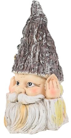 HAKIDZEL 1pièce Statue De GNOME Résine Créative pour Jardin Décoration De Scène Extérieure Adorable Et Unique