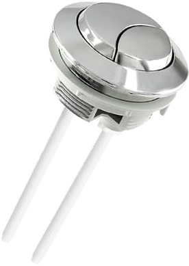 Bouton poussoir double chasse d'eau de rechange pour réservoir d'eau de salle de bain (59 ~ 65 mm)