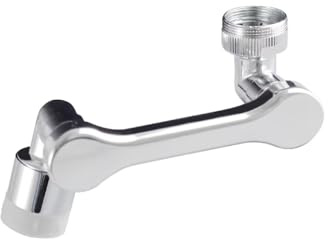 BOBOZHONG Giratorio Aireador,360°Aireador Grifo Giratorio,Adaptador Grifo Lavabo,para Baños y Cocinas,Ahorro de Agua Giratorio Grifo,Rosca 20/22/24 mm