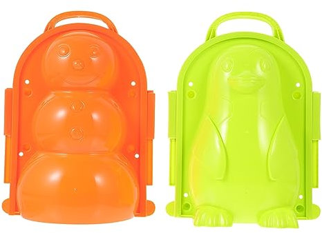 Vaguelly 2stücke Schöne Schneeballformen Outdoor Spielzeug Für Junge Mädchen Winter Bastelbedarf Aus Hochwertigem Material Sicher Und Langlebig Für Junge Mädchen