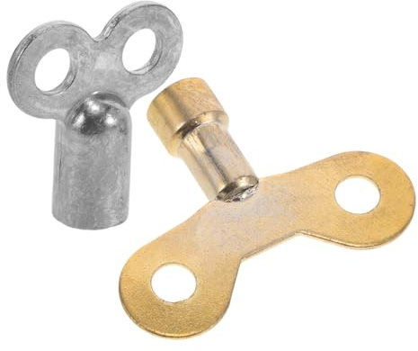 HOMOCONO 2piezas Llaves Llave De Radiador Aleación De Aluminio Válvulas De Escape Orificio Cuadrado