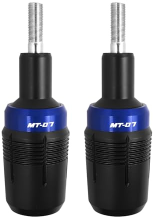EXLECO Sturzschutz Motorrad für MT10 MT07 R1 R1M XSR700 R15 R15M Blau | Sturzpads für Rahmen & Kraftstofftank, Motorradrahmenschieber, Anti-Crash-Schutz, Protektoren, Motorrad Zubehör
