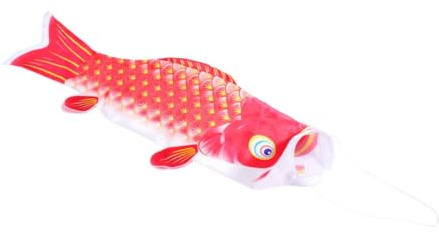 BESPORTBLE Bandiera a Forma di Carpa in Stile Giapponese 70 CM Bandiera Decorativa per Festa delle Barche Drago Decorazione Esterna in Materiale Satinato Resistente per Eventi e Feste