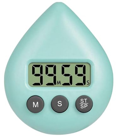Timer doccia impermeabile per bambini adulti Timer digitali da cucina domestica con display LCD a Suction Cup