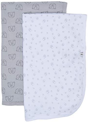 Pippi Unisex Baby Pippi 2er Pack Baby Unisex Decke für Wickeln, Spielen und Schutz Geeignet Badebekleidungsset, Mehrfarbig (Harbor Mist 190), Einheitsgröße EU