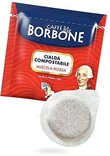 400 Cialde Filtro Carta 44Mm Caffe' Borbone Miscela Rossa