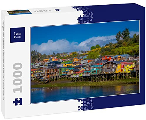 Lais Puzzle Maisons sur pilotis Palafitos à Castro, île de Chiloe, Patagonie 1000 pièces