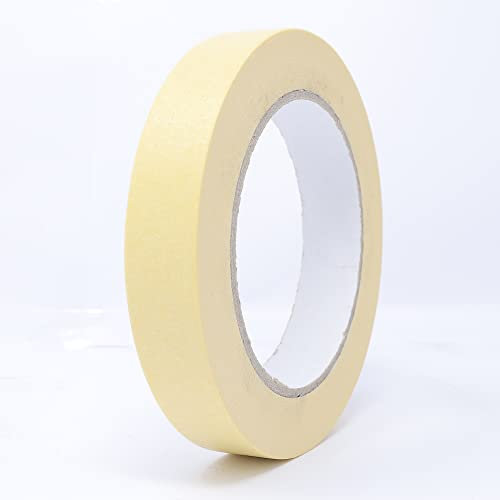 gws 24 Rollen Maler-Kreppband bis 80 °C zum Abkleben, Abdecken, für präzises abkleben beim Malen und Lackieren mit je 50 m x 19 mm