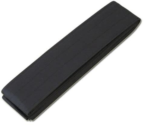 kaku obi Belt for iaido Japanese Traditional Cotton iaido Belt,kyudo Strap-Black 4mx7cm,Laido Belt