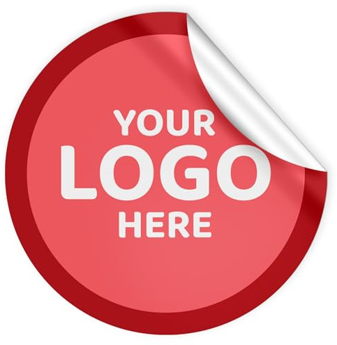 Personalised Customised Sticker Labels - Full Colour Photo, Image, Logo or Text - 57mm Waterproof HJET Satin Plastic Label (Pack of 20)