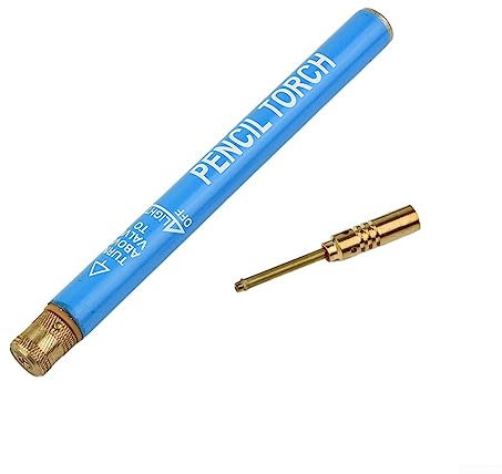 2 unidades azul inalámbrico recargable gas butano lápiz aerógrafo soldador