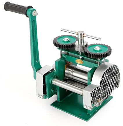 KEESUNG Jewelry Rolling Mill, Manuelle Walzwerk Maschine Schmuck Tablettierungs Kombinationswalzwerk 85mm Schmuckherstellung Werkzeug für Schmuck und Reparatur