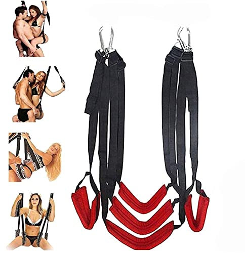 ARIASS Liebesschaukel for Frauen, Sexschaukel bequem mit Kopfstütze, Sexspielzeug for Paare, Extreme Sexschaukel mit extra Breiten Polstern, SM-Bondage, Sexspielzeug for Erwachsene