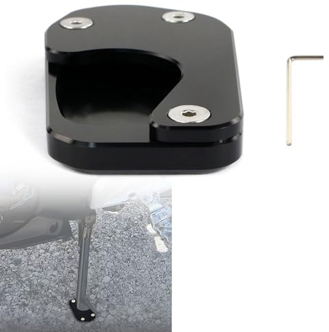 Xitomer Motorrad-Seitenständer-Vergrößerung passend für NC750X 2021-2024 Kickstand Schuhe Verlängerung Vergrößerung Platte Ständer Schuhe