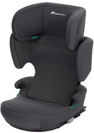 Bebeconfort Hera Fix i-Size Silla de Coche 15-36 kg, Grupo 2/3, para niños de 100-150 cm, aprox. 3,5-12 años, ISOFIX, silla de coche plegable y regulable en altura, Mineral Graphite