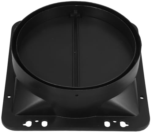 Veemoon Exhaust and Material Easy Heat-resistant Installation Abs with Portable Fan Cap Vent for Non-return Extractor Accessory Kitchen Designed Restaurant and Home Kitchens