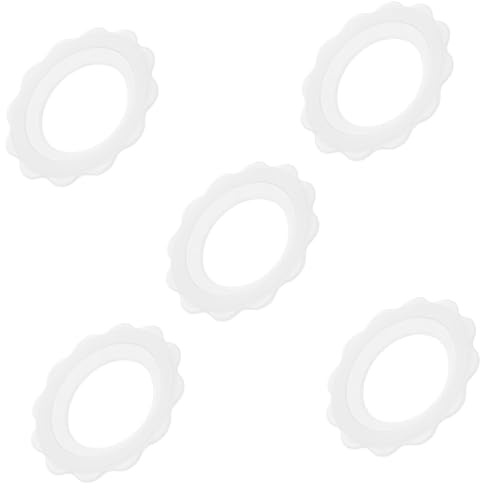 MERRYHAPY 5pièces Anneaux Silicone Anti-friction Pour Protection Des Mamelons Gobelets Allaitement Antidérapants Et Résistants Transpiration Pour Mères Accessoires