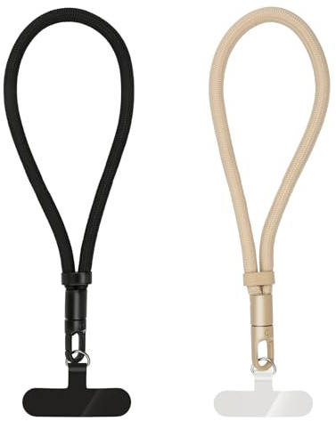 Deepton Handykette Kurz, Handschlaufe Handy, HandyBand für Smartphone mit ultradünnem Patch, Handyschlaufe Handgelenk Kompatibel mit Den Meisten Handys für Outdoor, Reise, Unterweg