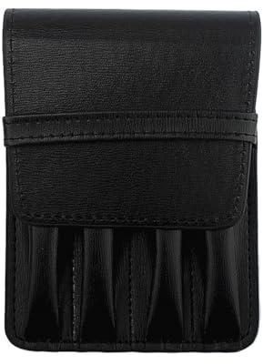 AHIOJEGX Stifteetui Kann Vier Stifte normaler Größe aufbewahren. Handgefertigtes Füllfederhalter-Etui aus Leder for Halter. Stiftetasche. Retro-Stiftebox. Schul-Bleistifttasche.(Color 1)