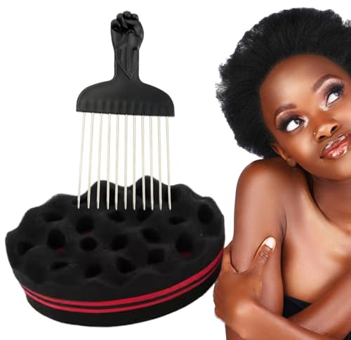 Hårsvamp För Afro Män Volymgivande Dreadlockdefinierande Verktyg