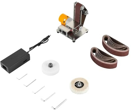 Mini Levigatrice A Nastro, Smerigliatrice Da Banco Elettrica, Levigatrice Da Tavolo, Lucidatrice Da 4000-9000/min Ampiamente Utilizzata