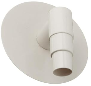 dijiusidy 90 graders böjd kombinationsslangadapter poolskimmer vakuumplatta för SP1089 skimmer med frontåtkomst poolvakuumplatta 1 1/4” och /2” kombinationsslangböjadapter