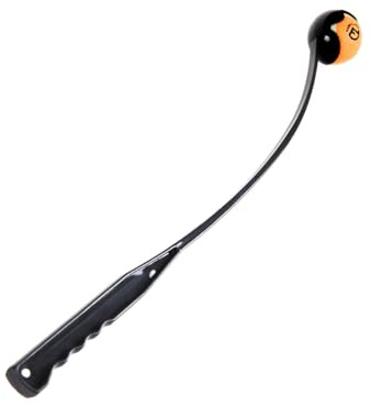 FARM-LAND Wurfschleuder für Hunde mit Ergonomischem Griff und Zweifarbigem Ball für Apportierspiele, 65 cm