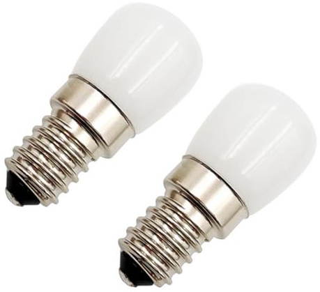 ShuoHui 2x 230V 1,5W E14 mini LED Ersatzlampe für Nähmaschine Kühlschrank Lampe Birne Licht