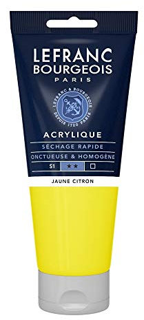 Lefranc Bourgeois Acrylique Fine Tube 200ml Jaune Citron