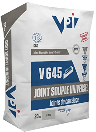 Joint de Carrelage Souple pour Terrasse, Piscine, Sol 20 kg Granit | Joint Souple Hydrofuge, Terrasses, Piscines, Façades, Sols Chauffants, Joints 2 à 15 mm, Int/Ext - Arcane Industries