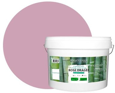 BOX DECO COULEURS Pintura natural ecológica interior exterior aspecto mate Natura - 10L, rosa gragea