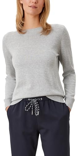 s.Oliver Damen 120.11.899.17.170.2112210 Sweater, Grey Melange, 36 EU