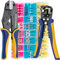 haisstronica Crimping Tool for Heat Shrink Connectors Set with 280PCS AWG 20-10 Marine Grade Heat Shrink Wire Connectors and Wire Stripper