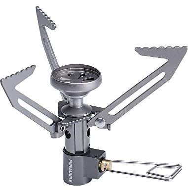 Fire-Maple Hornet Ⅱ Fornello a Gas al Titanio Bruciatori Compatti da Campeggio Escursionismo all'aperto Bikepacking Mini Fornello Fornellini Ultraleggero