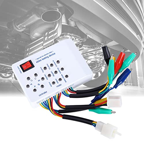E-Bike Controller Tester, Brushless electric motor tester Electric Bike Speed Detector Battery Tester, for Electrical Scooter Teste Motor Coil