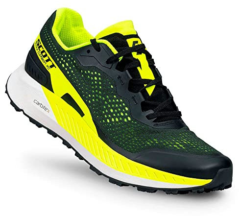 SCOTT Zapatillas Ultra Carbon RC, Hombre, Black/Yellow, 42,5