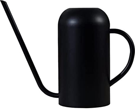 YOOPKA Regadera Regadera De Metal con Pico Largo Regadera De Acero Inoxidable Plantas Hervidor De Riego para Exteriores Regadera para Plantas De Interior (Blue : Black, Size : 10.1 * 25.6 * 18.9cm)