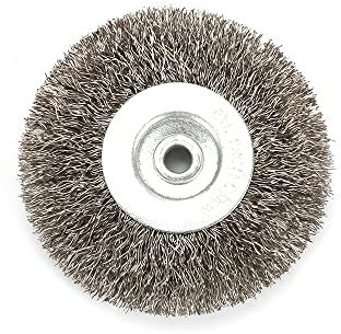 Drahtbürste Winkelschleifer,Nylonbürste Edelstahl-Drahtradbürste for Schleifbock Polierschleifwerkzeug Metall Entrostung ( Color : 250mm Hole32mm )