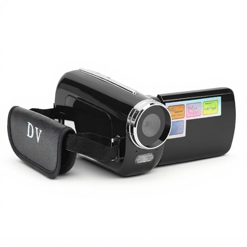 Video Camera Camcorder Digital Camera Recorder, 720P Camcorder 12MP 4x Digital Zoom Video Camera Handheld Camcorder DV with 1.8 Inch IPS Touch Screen